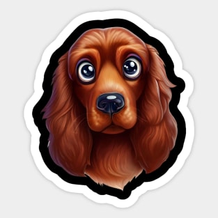 Furrific Irish Setter Sticker